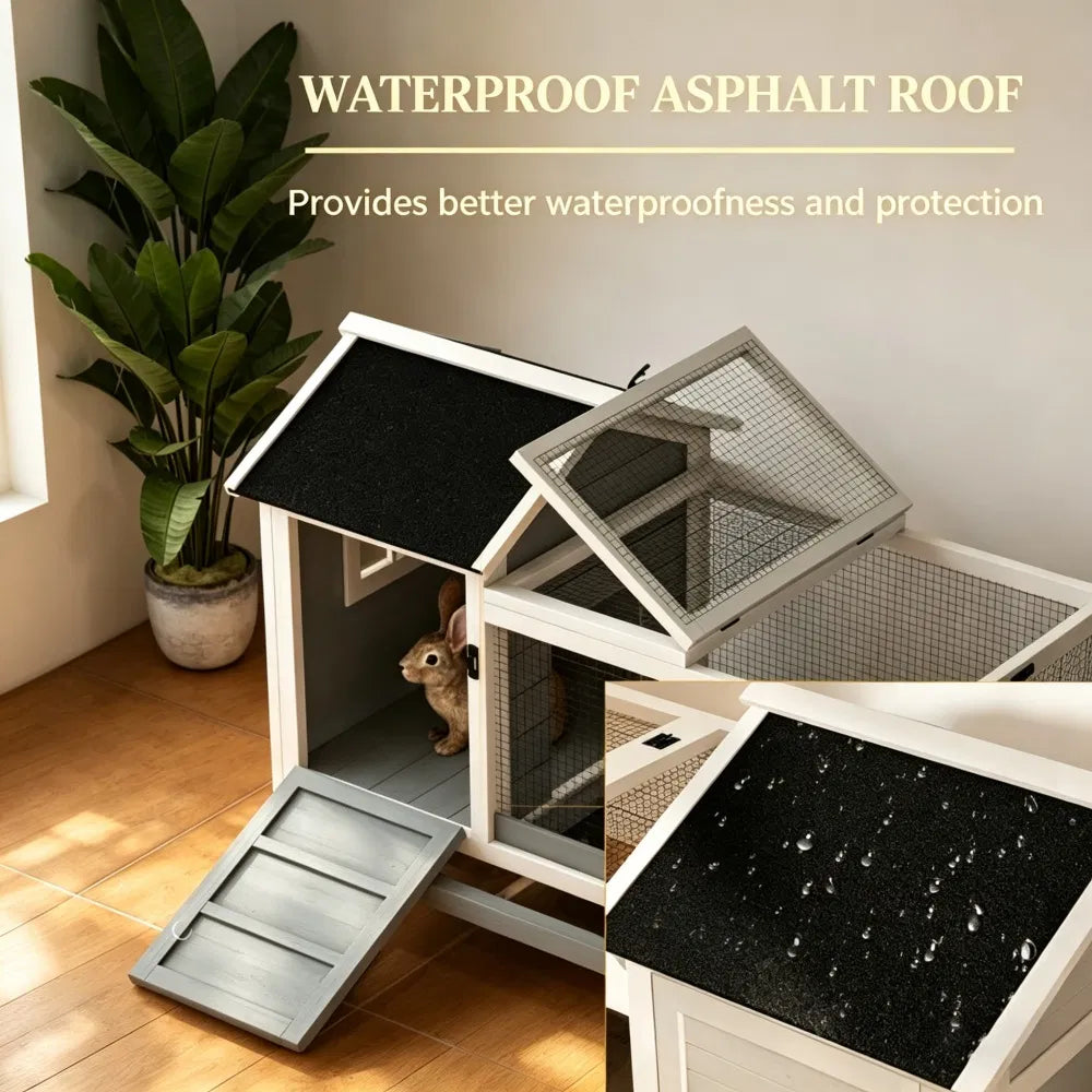 Small Animal Playpen Cage for Rabbits with Wheels – view 7