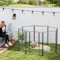 Heavy Duty Dog Playpen for Indoor and Outdoor Use – Black / 1050x730x140 mm