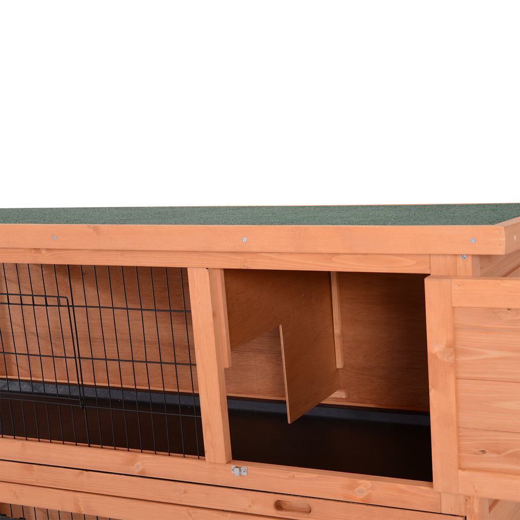 Large 2-Story Rabbit Hutch with Lockable Doors – view 7