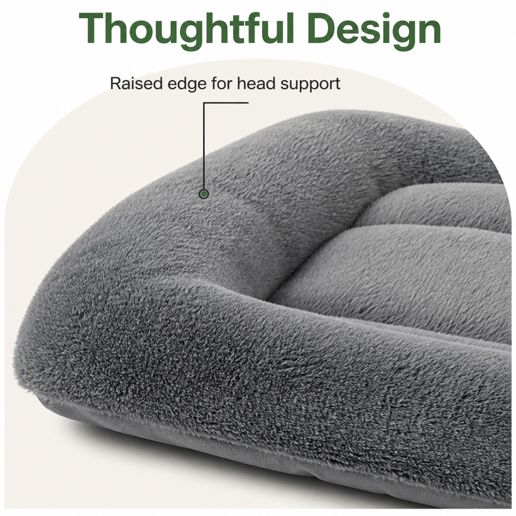 Petmarlow Plush Polyester & Insulated Fill Dog Bed – view 7