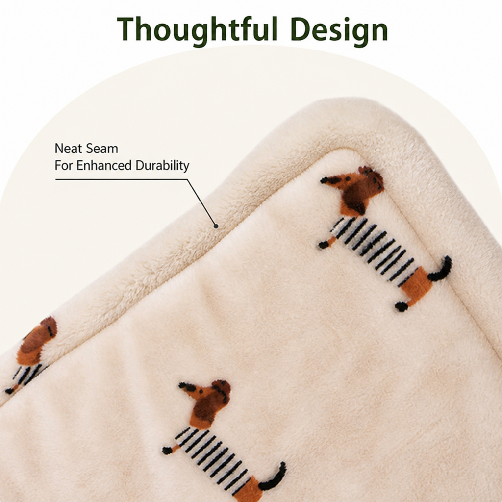 DogBedHouse Double-Sided Fleece & Machine Washable Dog Bed – view 8