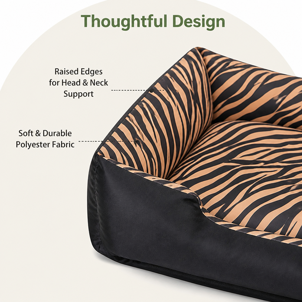 Petmarlow Cozy Plush & Washable Dog Bed – view 16