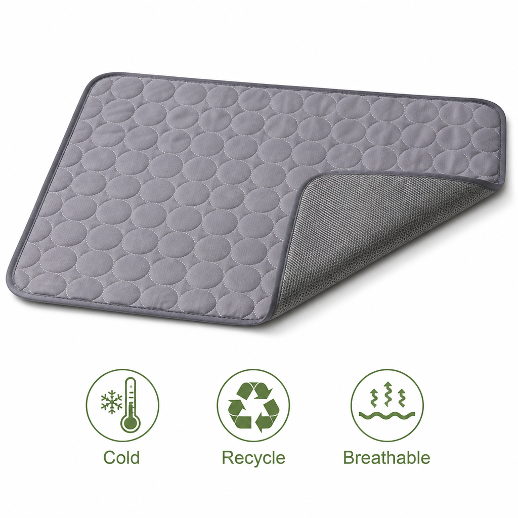 Petmarlow Passive Cooling & Breathable Polyester Pet Mat – view 10