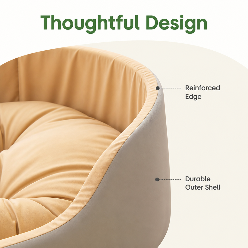 Petmarlow Four Seasons Thick Polyester Dog Bed – view 7