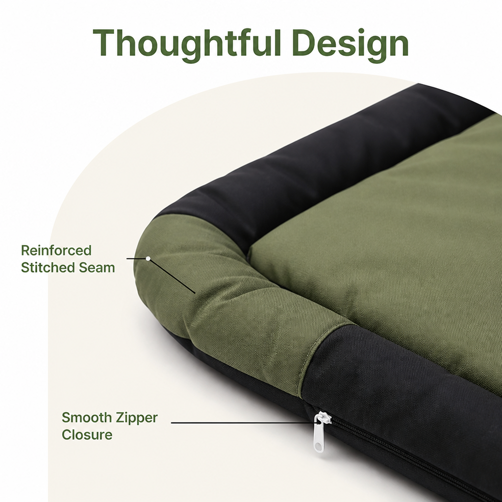 DogBedHouse Tear-Resistant Polyester All-Season Dog Bed – view 7