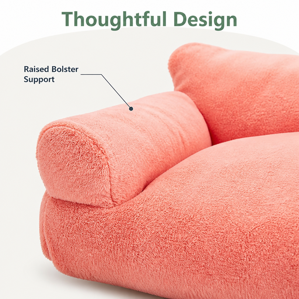 Petmarlow Cozy Winter Washable Dog Bed (Anti-Slip Base) – view 7
