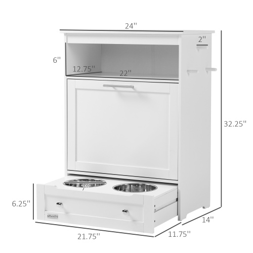 Pet Feeder Station Locker for Dogs and Cats – view 7
