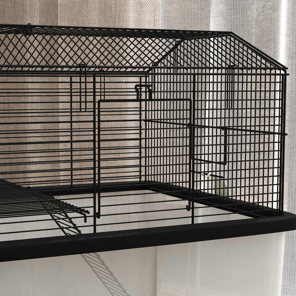 2-Tier Hamster Cage with Deep Base and Accessories – view 8