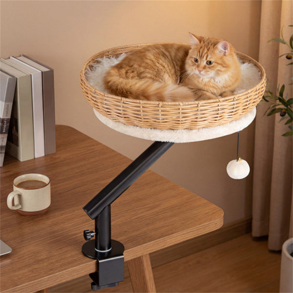 360° Rotatable Cat Bed Perch for Workspaces – view 7