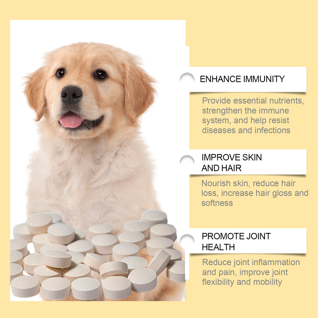 Dog Fish Oil Chewable Tablets for Skin and Coat Health – view 9