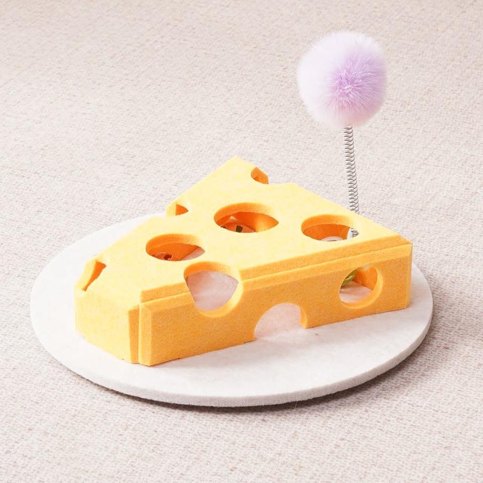 Cat Puzzle Toy With Ball And Spring-loaded Wand – view 15
