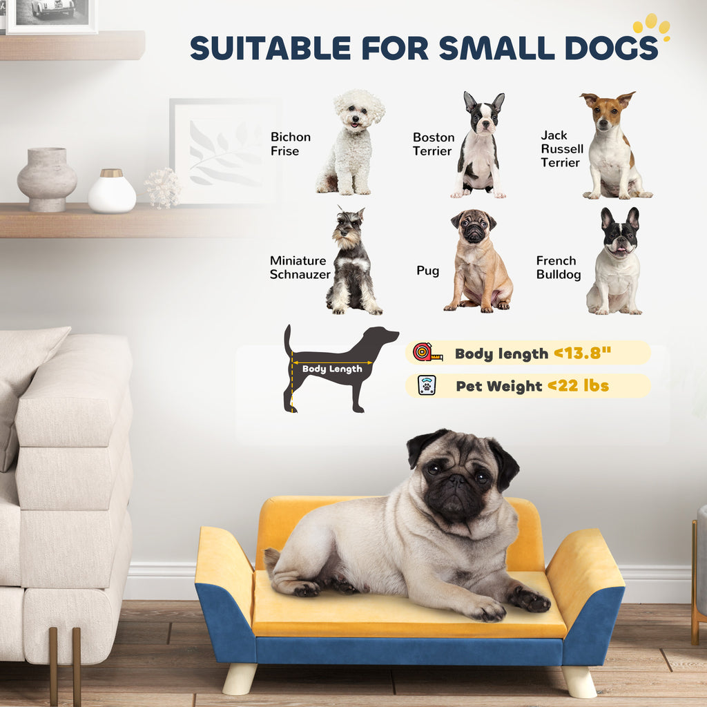 Dog Sofa Bed for Small Dogs with Soft Cushion – view 9