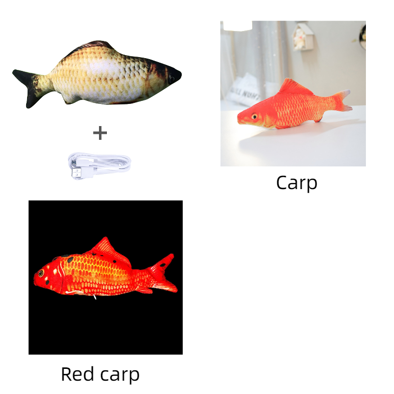Electric Jumping Fish Toy for Cats - No Cat Nip – view 12
