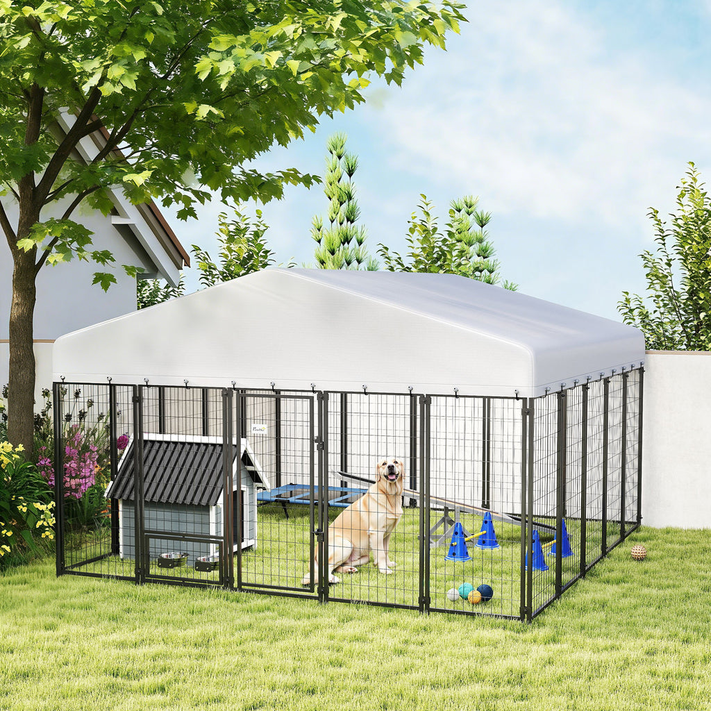 9.8 x 9.8 x 6 Outdoor Dog Kennel – view 8