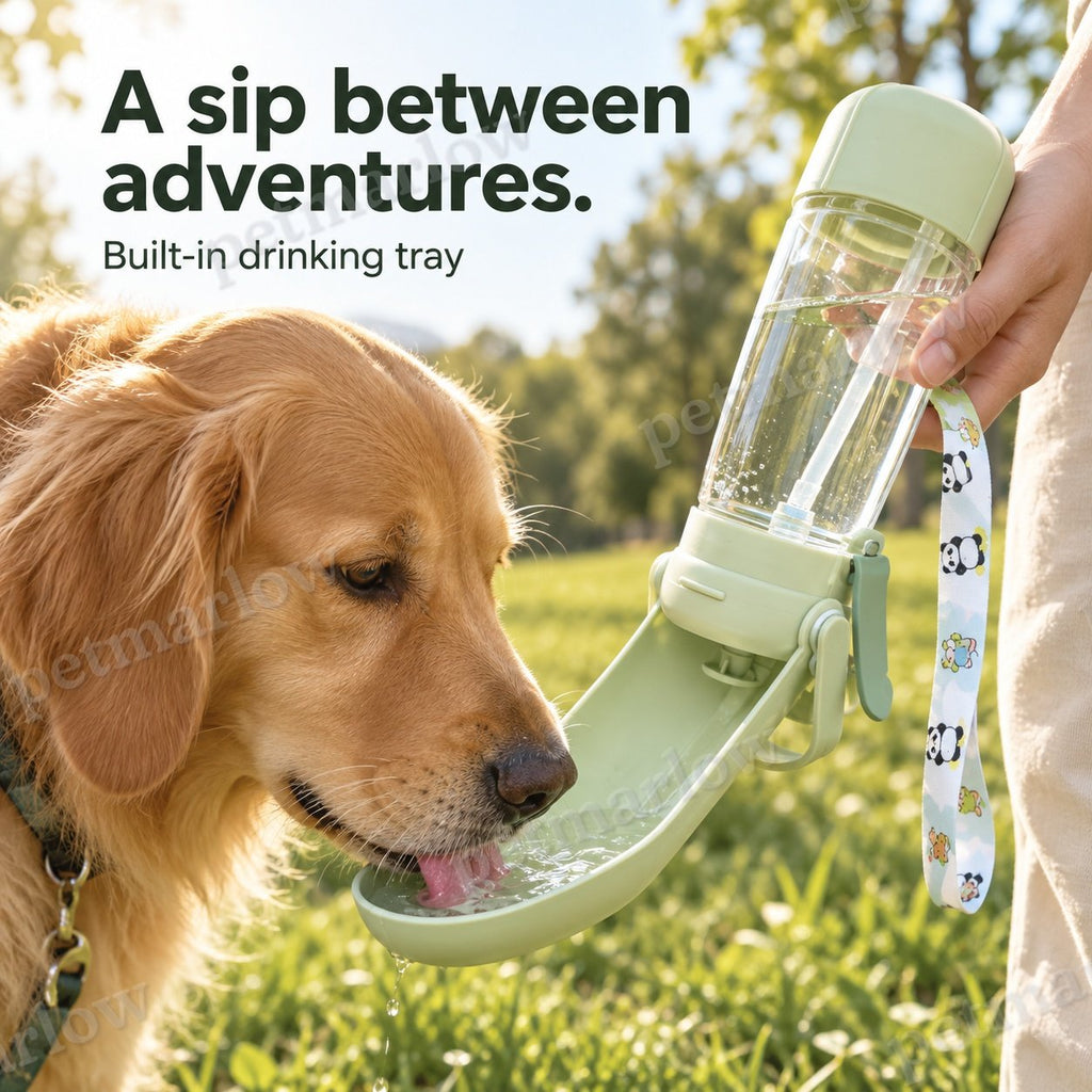 3in1 Dog Water Bottle with Mist Sprayer – view 3