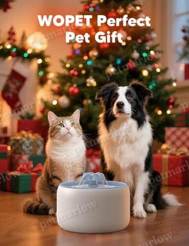 3L/101oz Automatic Pet Water Fountain for Cats & Dogs – view 5