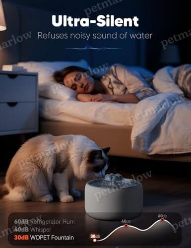 3L/101oz Automatic Pet Water Fountain for Cats & Dogs – view 6