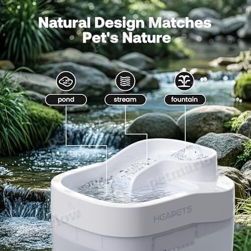 3L/101oz Wireless Pet Fountain – view 3