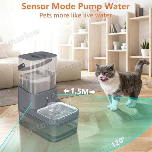 3L/102oz Ultra Silent Smart Pet Water Fountain – view 4