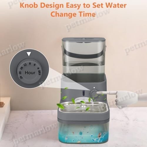 3L/102oz Ultra Silent Smart Pet Water Fountain – view 5