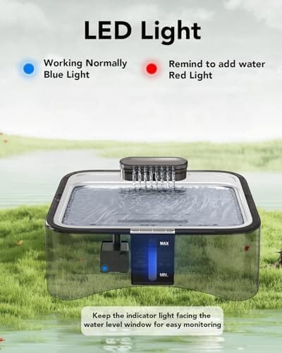 4 Heights Adjustable Pet Fountain for All Dog Sizes – view 10