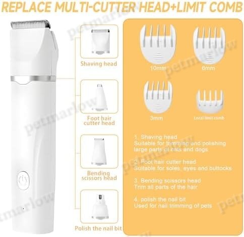 4-in-1 Dog Clippers for Grooming Dog Scissors Beauty Suit – view 4