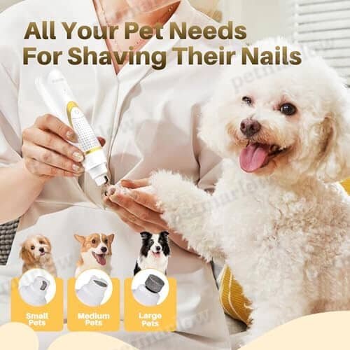 4 in 1 Electric Cordless Dog Paw Trimmer with Nail Grinder – view 5