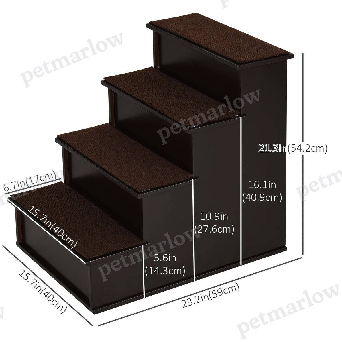 4 Levels Wooden Dog Steps Pet Stairs – view 5