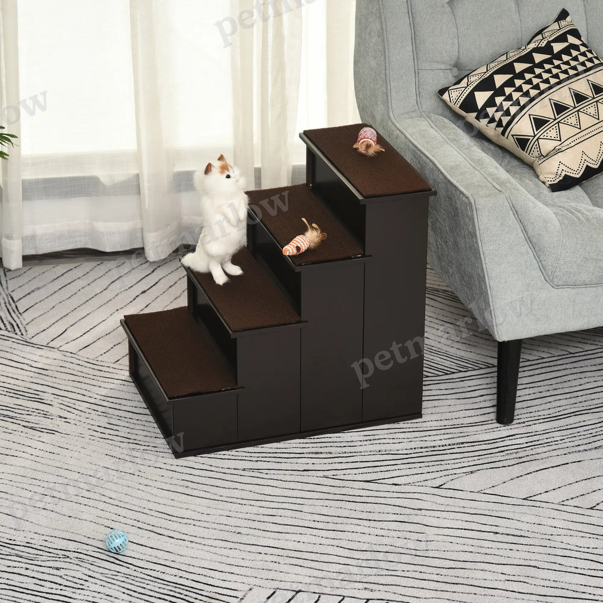 4 Levels Wooden Dog Steps Pet Stairs – view 6