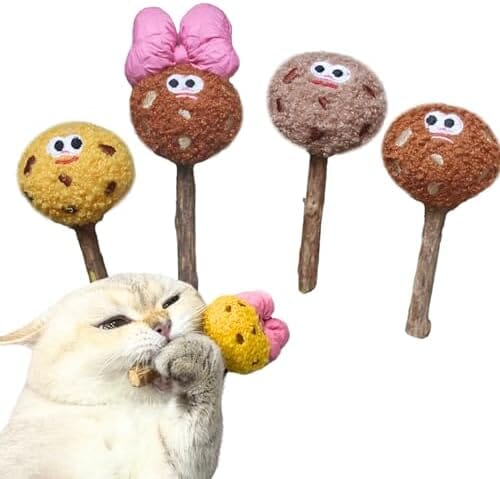 4 Pack Catnip & Silvervine Lollipops
