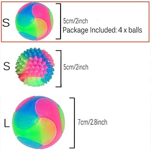 4 pcs Light Up Dog Balls Interactive Pet Toys – view 7