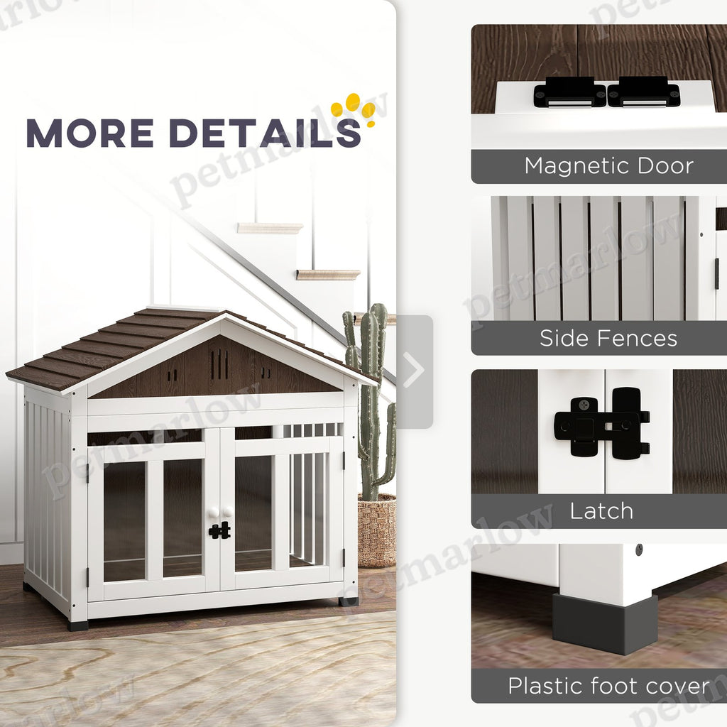 Wooden Dog House with Air Vents – view 4
