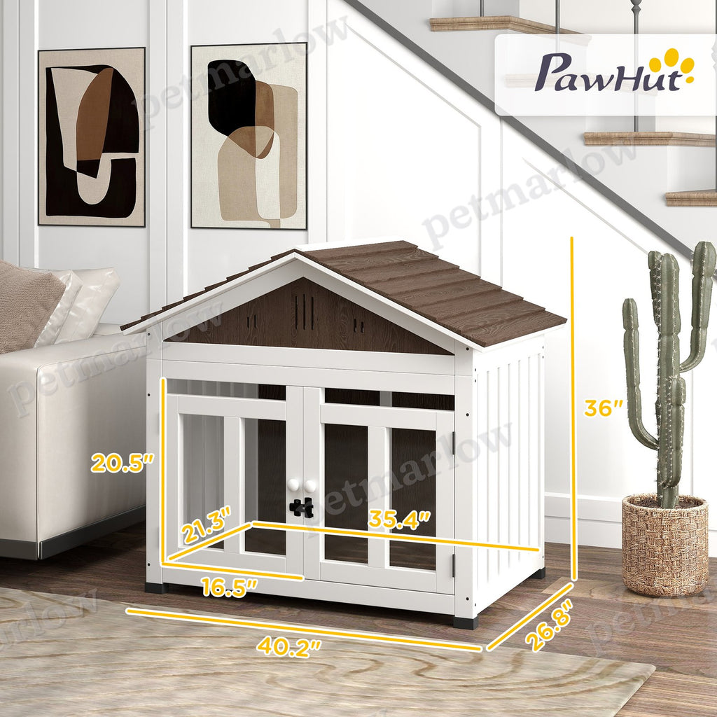 Wooden Dog House with Air Vents – view 6