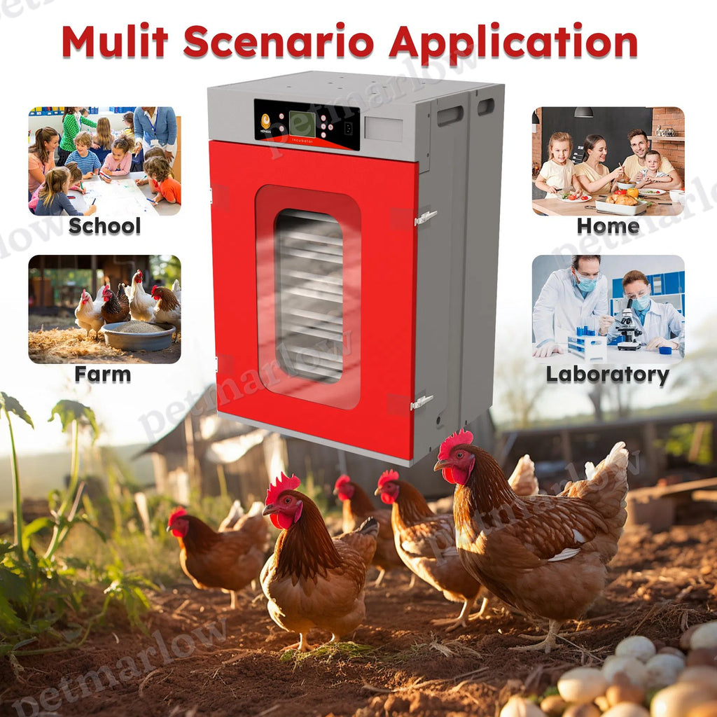 400-Egg Poultry Incubator with Auto-Turning & Digital Control – view 3