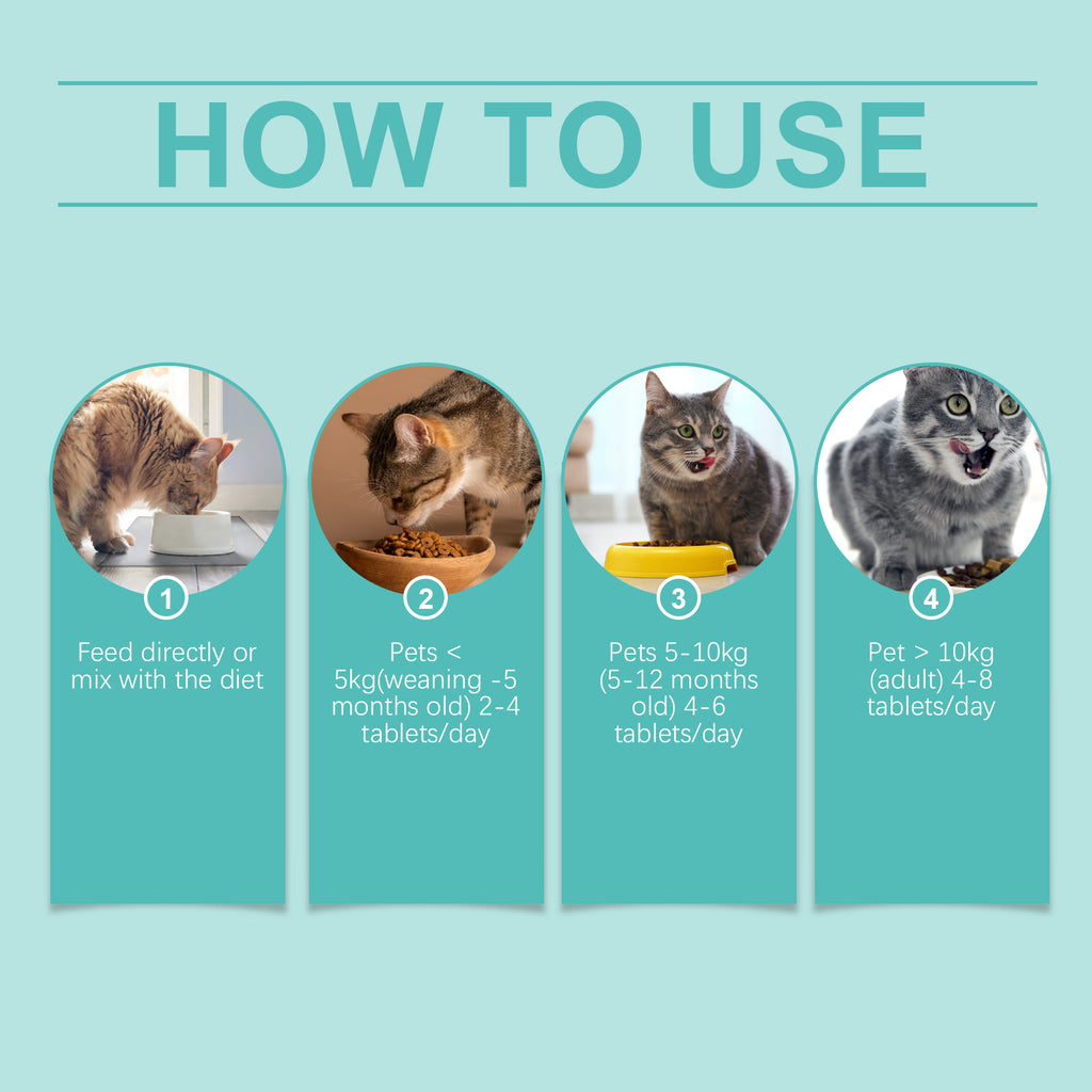 Cat Probiotic Supplement Tablets for Gut and Digestive Health – view 8
