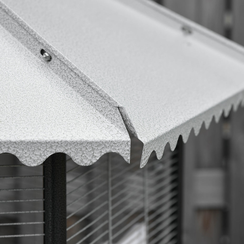 Hexagon Covered Canopy Bird Cage – view 8