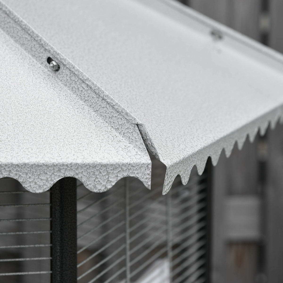 Hexagon Covered Canopy Bird Cage – view 8