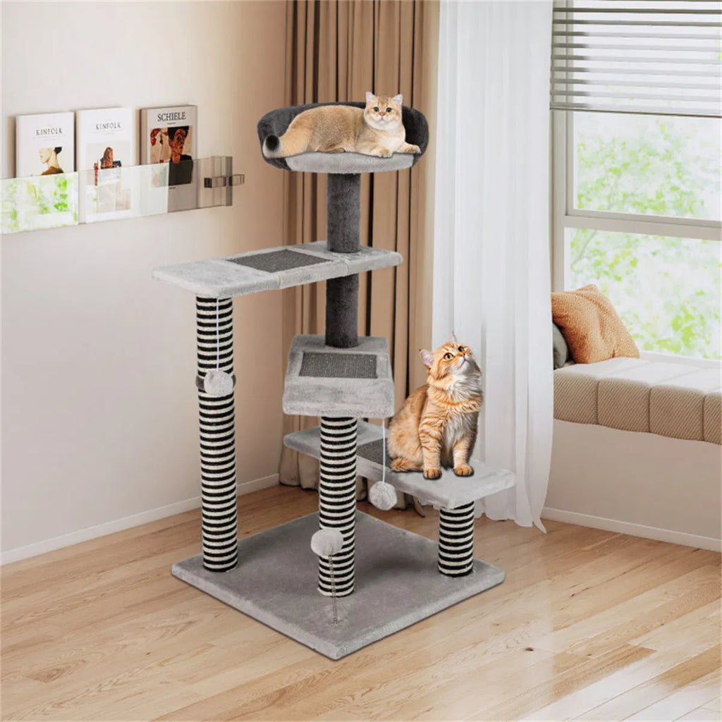 37" Tall Cat Stairs with Scratching Mats – view 13