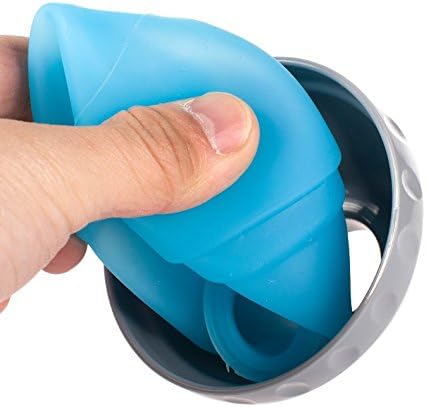 Portable Pet Water Bottle with Built-In Bowl and Carabiner – view 7