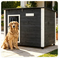 Outdoor Dog House with Sloped Asphalt Roof – view 2