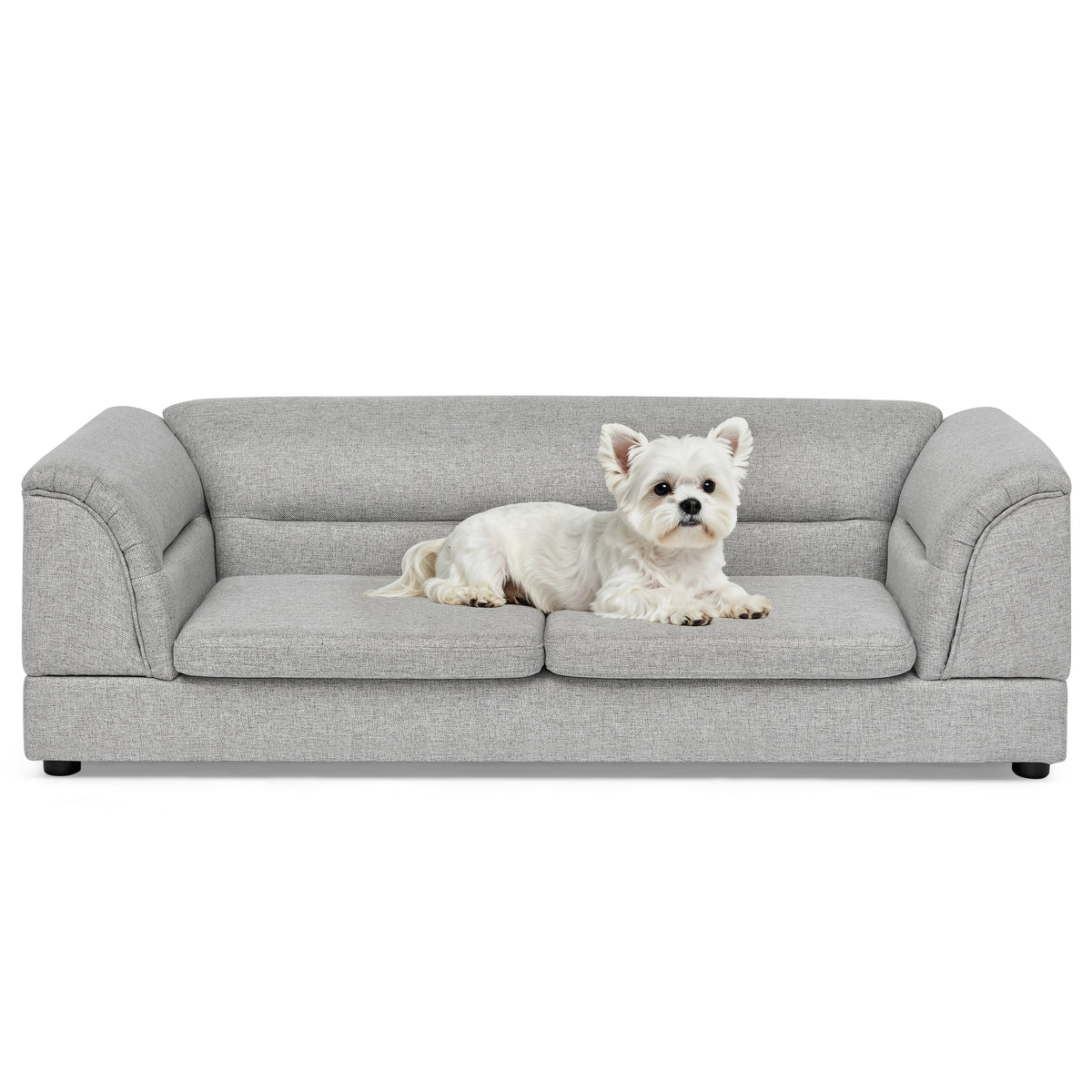 Oversized Pet Sofa with Curved Armrests for Comfort – view 10