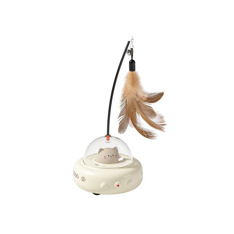 Electric UFO Cat Teaser Toy with Bell – view 8