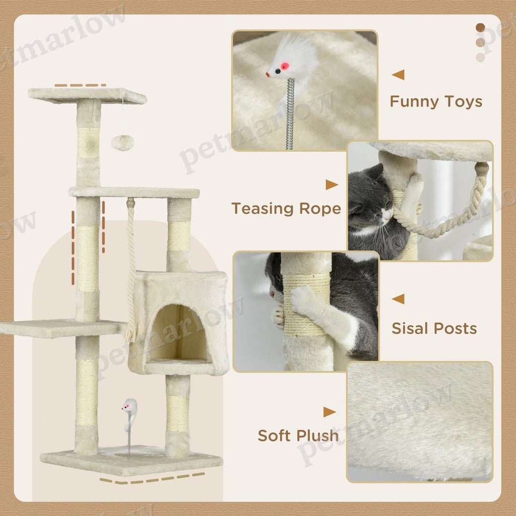 46" Multi Level Cat Tree Activity Center – view 6