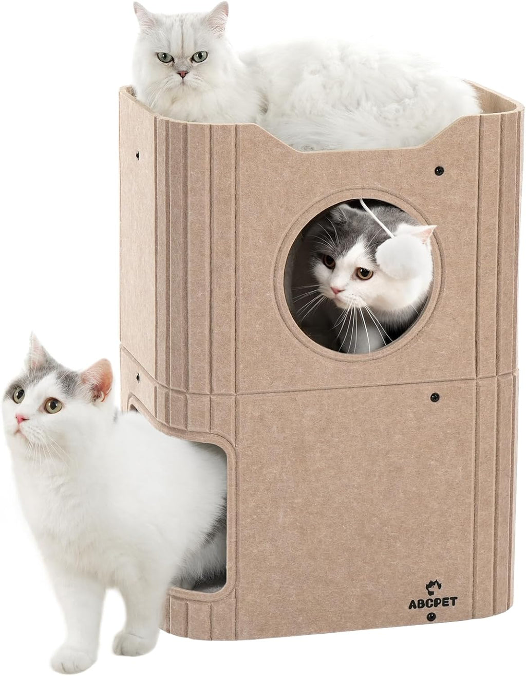 Cat House Indoor Felt Cat Bed With Scratch-Resistant Surface – view 7