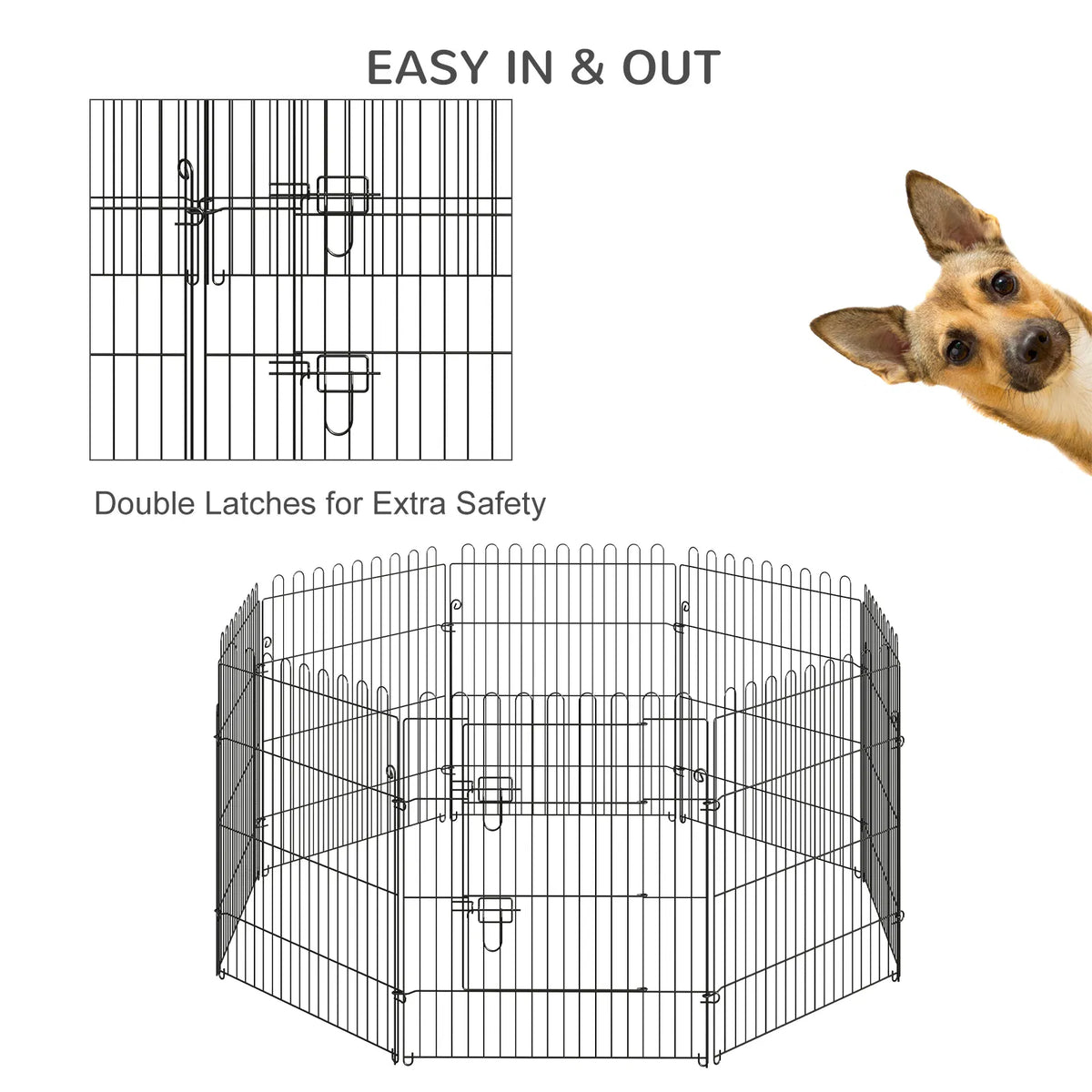 Pet Exercise Playpen For Dogs and Small Animals – view 7