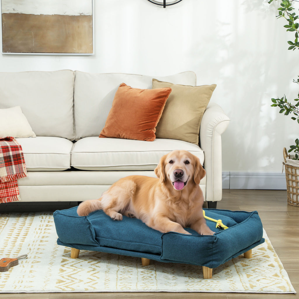 Raised Dog Couch with Comfortable Cushion – view 8