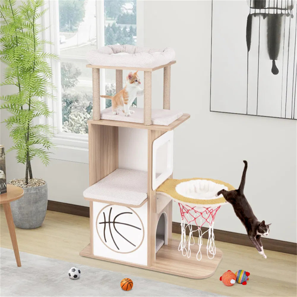 47 Inches Wooden Cat Condo – as picture