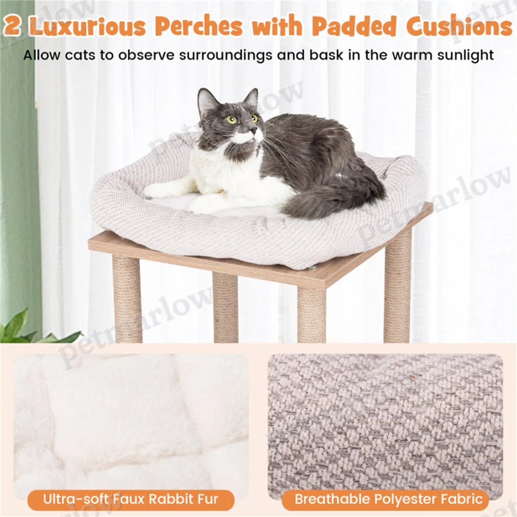 47 Inches Wooden Cat Condo – view 3