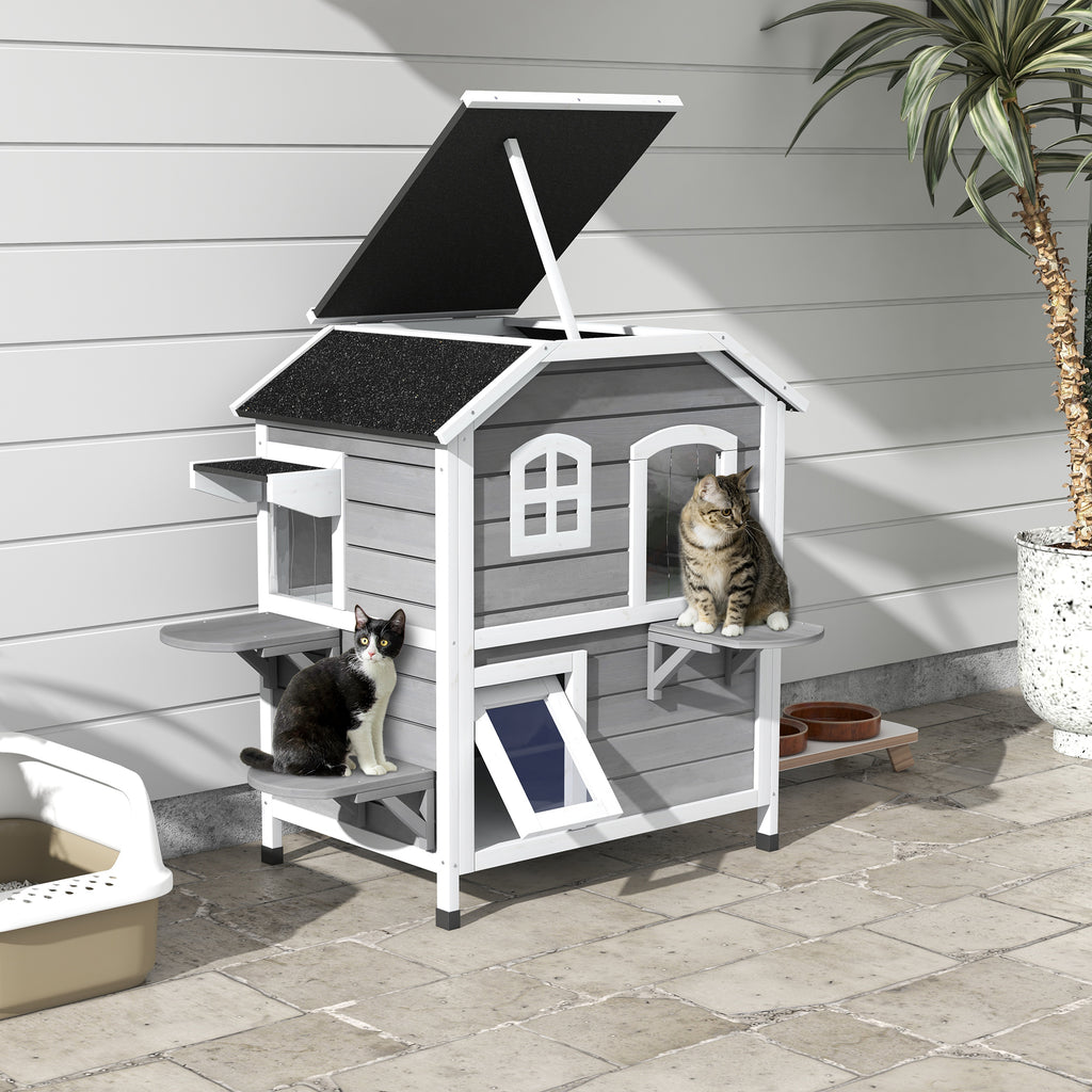 2-Story Cat House Outdoor – view 8