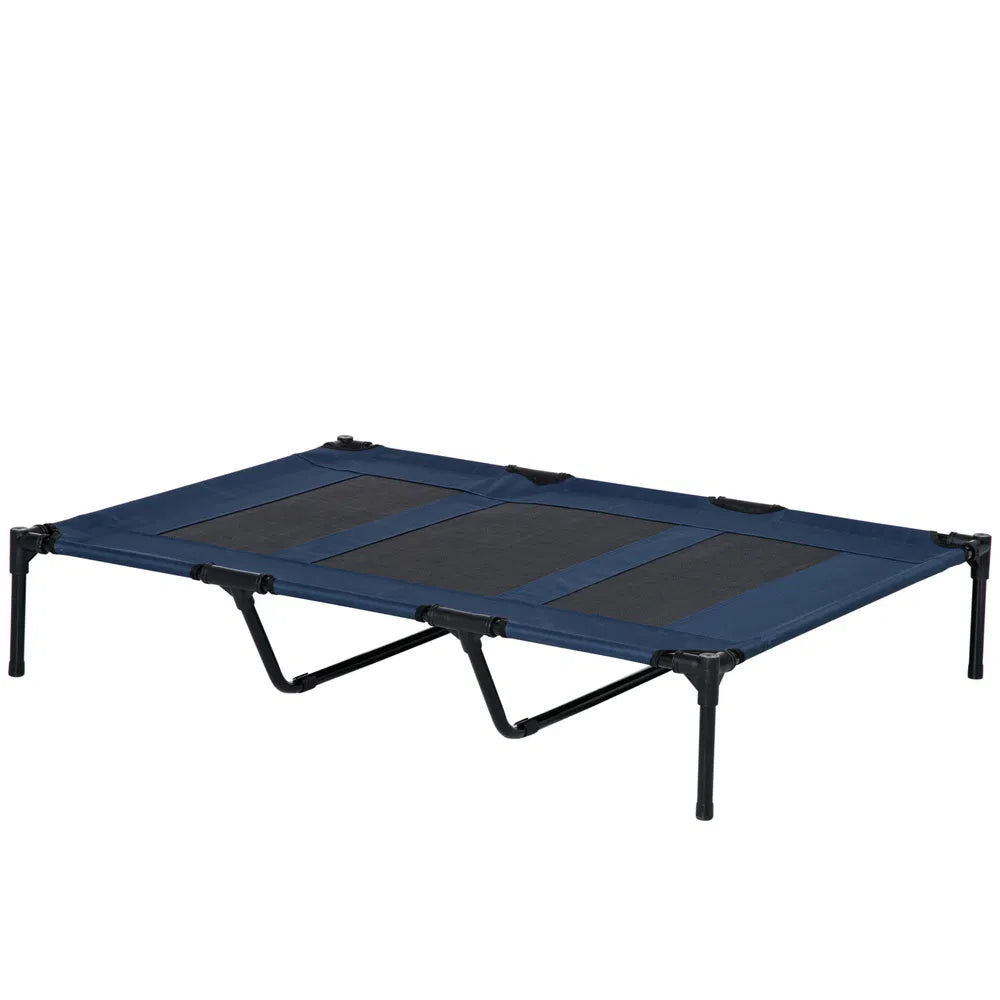 Elevated Pet Bed for Indoor and Outdoor Use – Blue